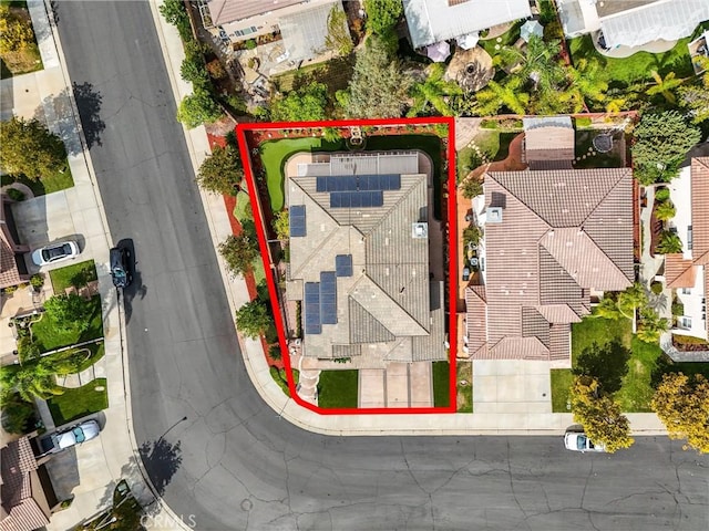 43376 Terra Ct, Temecula, CA 92592 - aerial perspective of suburban area with property boundaries highlighted