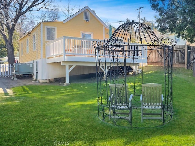 2013 3rd St, Julian, CA 92036 - rear view of property with a wooden deck