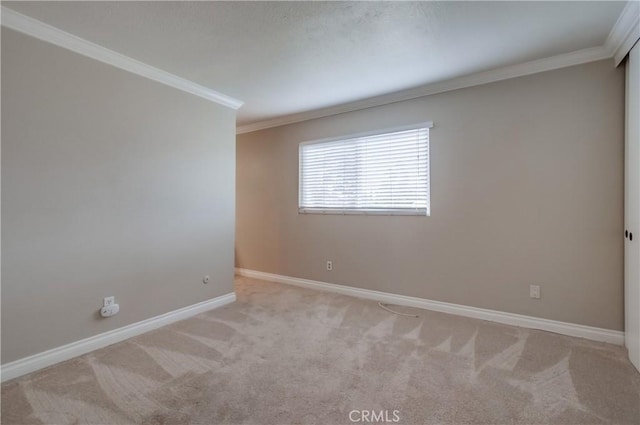 5573 Kiowa Dr, La Mesa, CA 91942 - carpeted spare room featuring crown molding