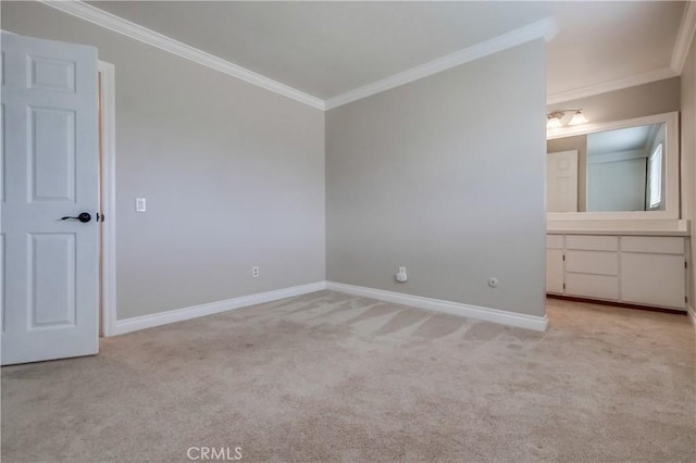 5573 Kiowa Dr, La Mesa, CA 91942 - unfurnished room featuring crown molding and carpet flooring