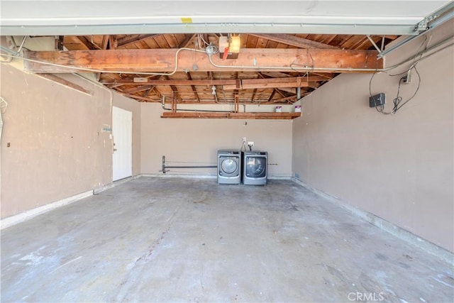 1517 W Romneya Dr, Anaheim, CA 92801 - garage with washer and clothes dryer