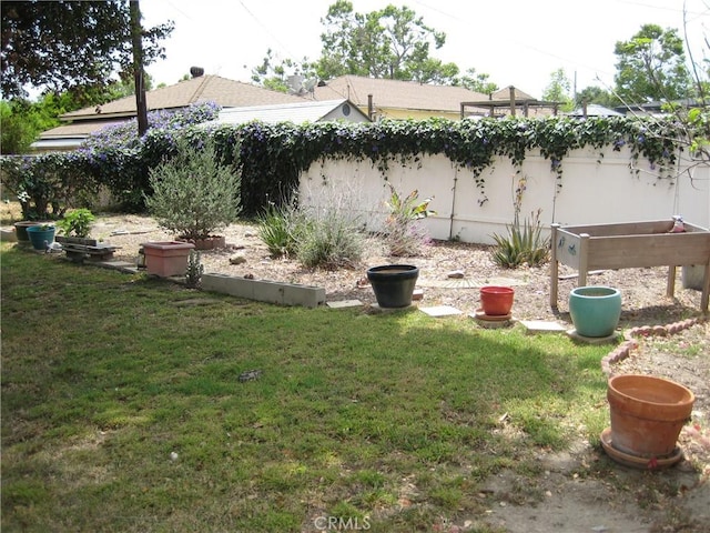 view of yard