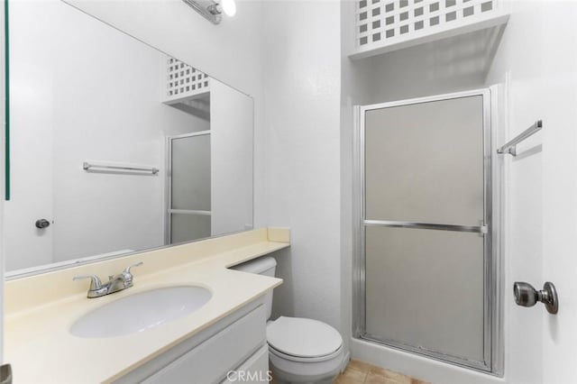 11 Avalon Unit 23, Laguna Niguel, CA 92677 - full bath featuring vanity, an enclosed shower, and toilet