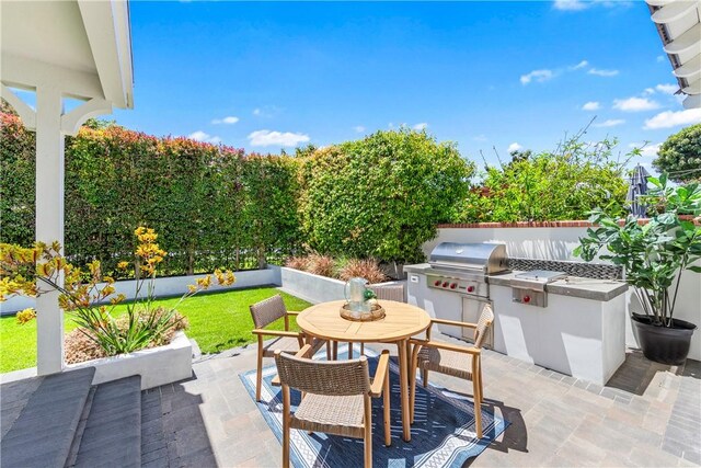 19365 Woodlands Dr, Huntington Beach, CA 92648 - view of patio featuring outdoor dining space