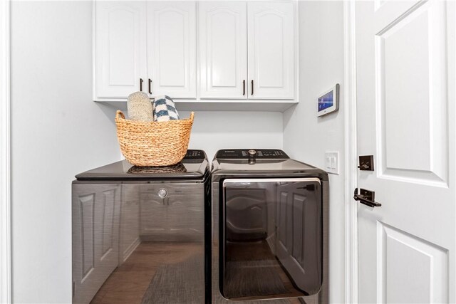 19365 Woodlands Dr, Huntington Beach, CA 92648 - washroom featuring cabinet space and washer and clothes dryer