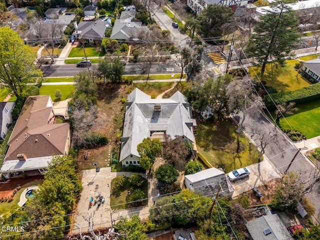 1065 Nithsdale Rd, Pasadena, CA 91105 - aerial perspective of suburban area