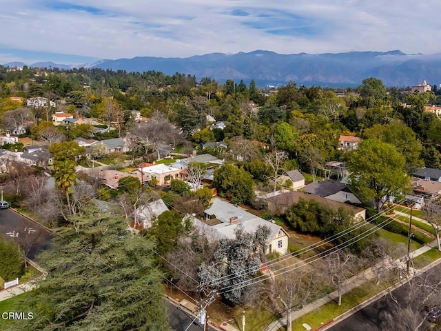 1065 Nithsdale Rd, Pasadena, CA 91105 - drone / aerial view of a mountain backdrop