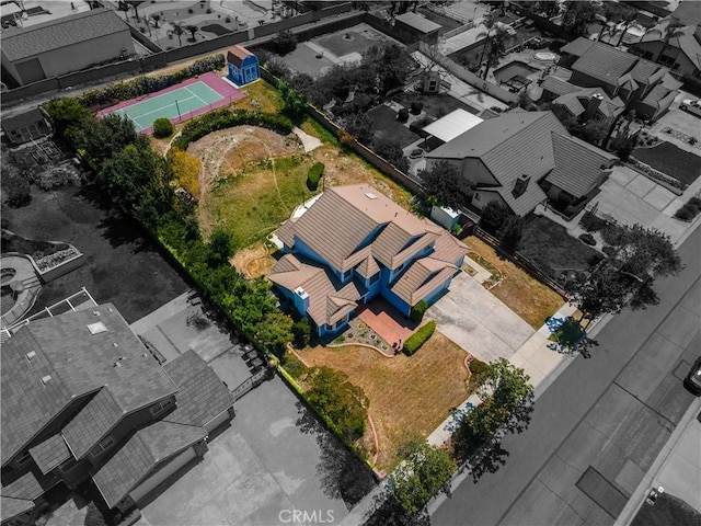 aerial view