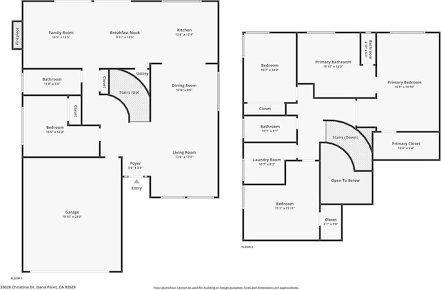 33028 Christina Dr, Dana Point, CA 92629 - home floor plan