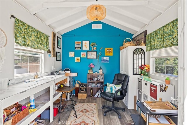 6680 Brook Way, Paradise, CA 95969 - home office with wood finished floors and healthy amount of natural light