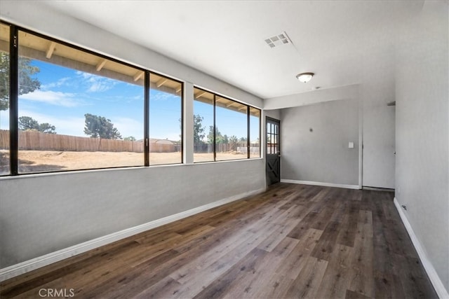 14351 Cronese Rd, Apple Valley, CA 92307 - empty room with baseboards and wood finished floors