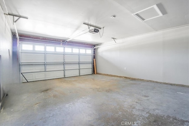 14351 Cronese Rd, Apple Valley, CA 92307 - garage featuring a garage door opener