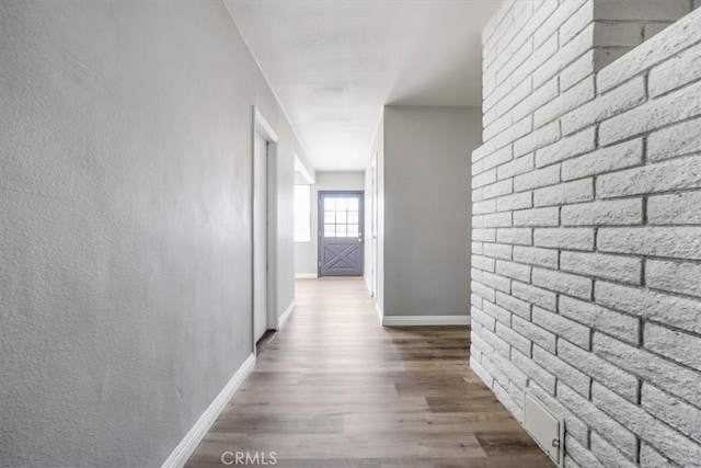 14351 Cronese Rd, Apple Valley, CA 92307 - hall with wood finished floors and baseboards