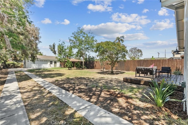 3163 W 170th St, Torrance, CA 90504 - view of yard featuring a deck
