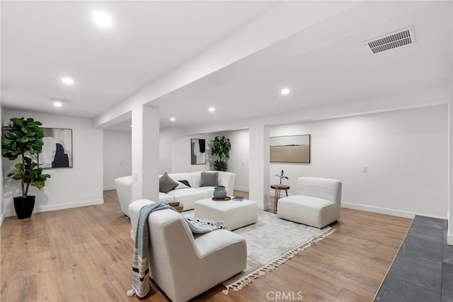 3163 W 170th St, Torrance, CA 90504 - living room with wood finished floors, recessed lighting, and baseboards
