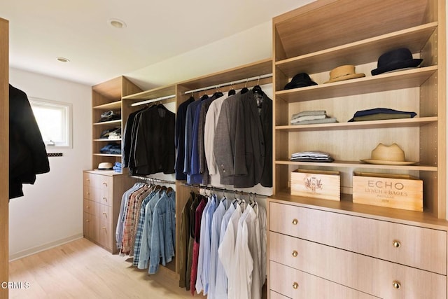 1555 Scenic Dr, Pasadena, CA 91103 - spacious closet with light wood-type flooring