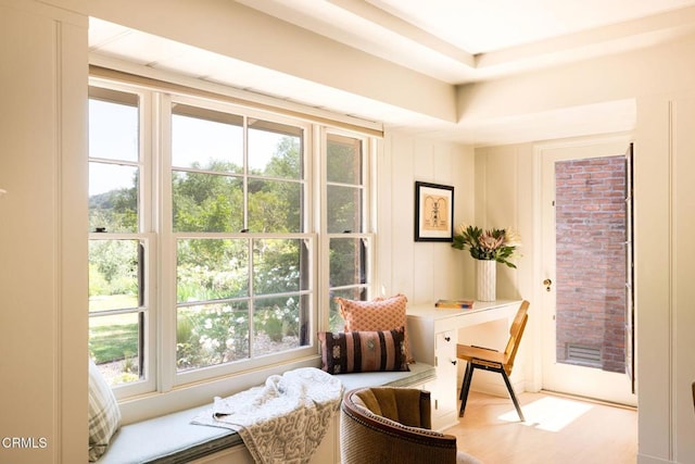 1555 Scenic Dr, Pasadena, CA 91103 - living area featuring plenty of natural light and wood finished floors