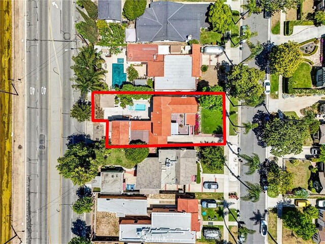 521 W Whiting Ave, Fullerton, CA 92832 - view of property location featuring property parcel outlined