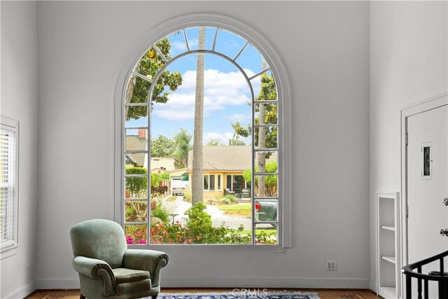 521 W Whiting Ave, Fullerton, CA 92832 - sitting room featuring wood finished floors