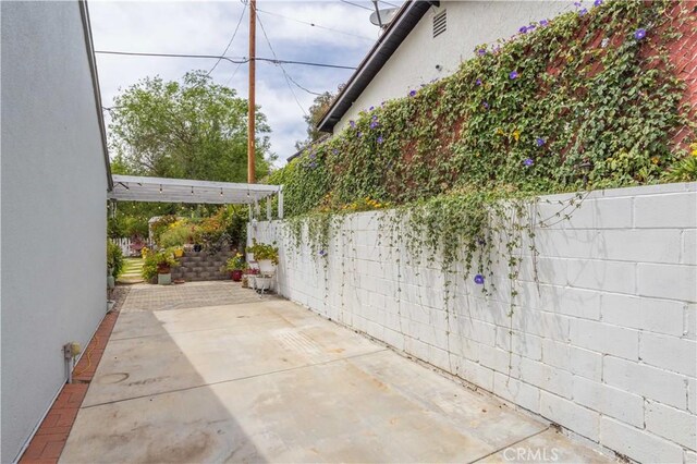 28083 Langside Ave, Canyon Country, CA 91351 - fenced backyard featuring a patio