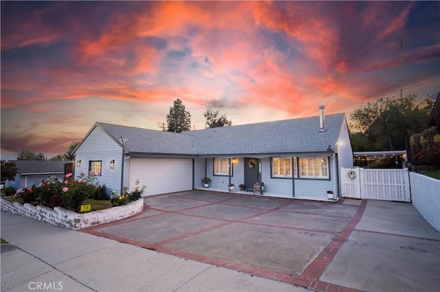 28083 Langside Ave, Canyon Country, CA 91351 - single story home featuring driveway, an attached garage, and a shingled roof