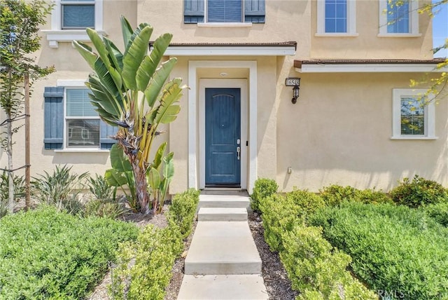 16548 Monteviejo St, Fontana, CA 92336 - view of exterior entry with stucco siding