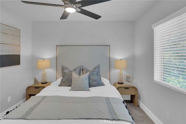 613 E Walnut Ave, Monrovia, CA 91016 - bedroom featuring carpet flooring and a ceiling fan