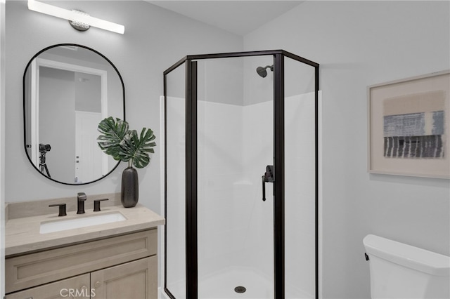 613 E Walnut Ave, Monrovia, CA 91016 - full bathroom with vanity and a shower stall