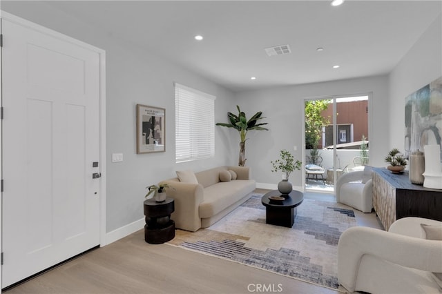 613 E Walnut Ave, Monrovia, CA 91016 - living area with wood finished floors and recessed lighting