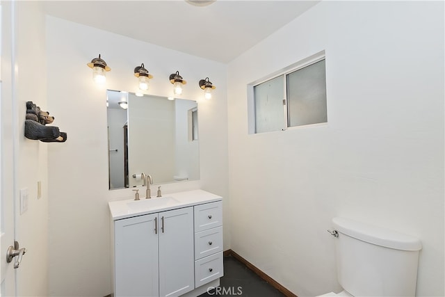 859 Poe Ct, Lake Arrowhead, CA 92352 - bathroom with toilet and vanity
