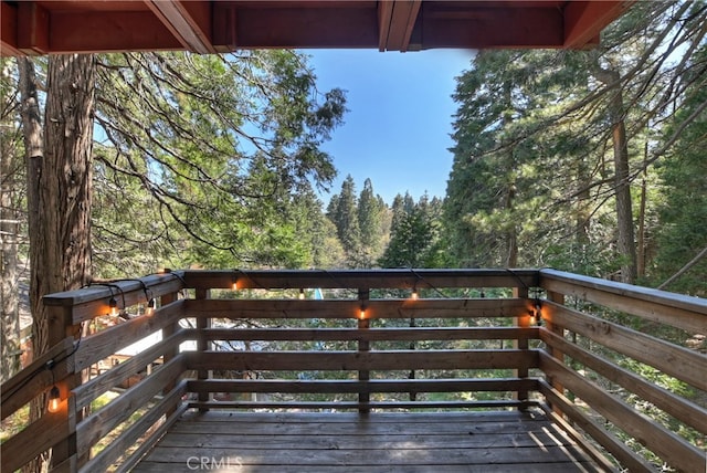859 Poe Ct, Lake Arrowhead, CA 92352 - view of deck