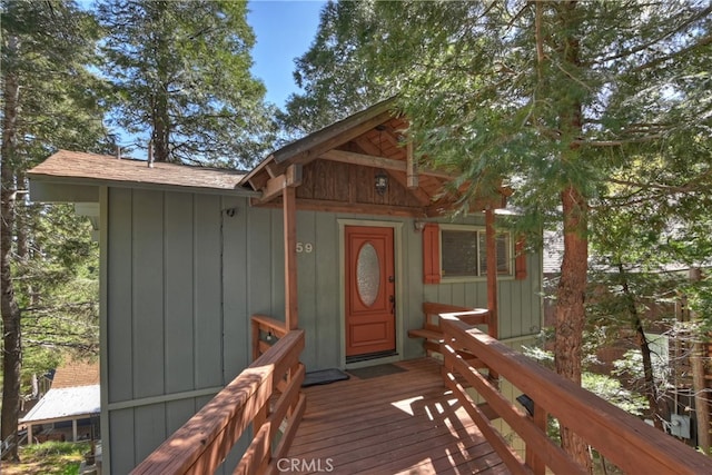 859 Poe Ct, Lake Arrowhead, CA 92352 - doorway to property