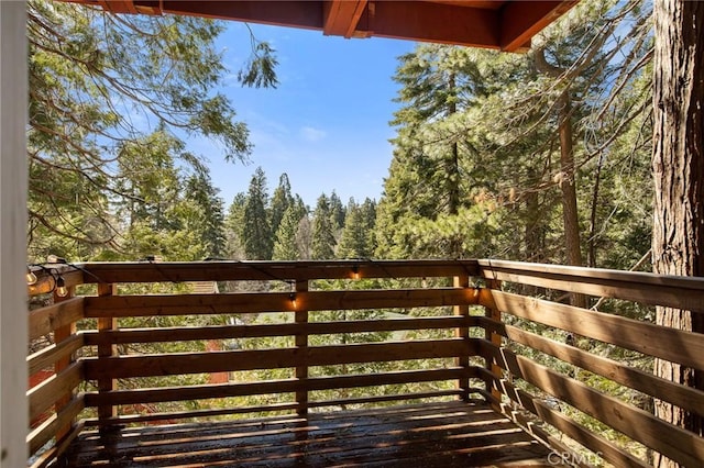 859 Poe Ct, Lake Arrowhead, CA 92352 - view of deck