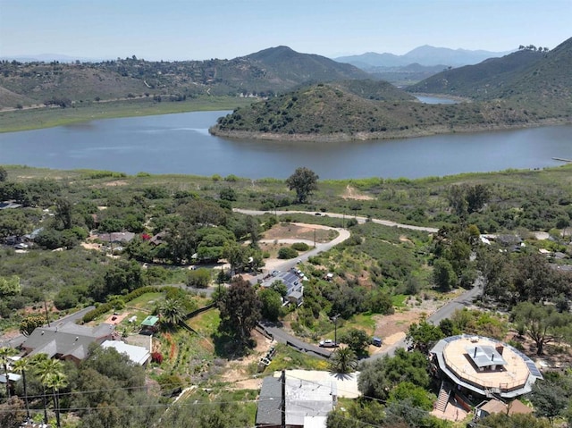 9703 Upas Ln, Escondido, CA 92029 - bird's eye view of a water and mountain view