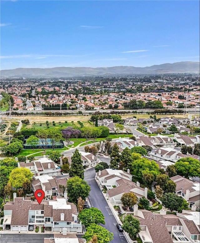 401 Deerfield Ave Unit 84, Irvine, CA 92606 - aerial perspective of suburban area featuring a mountainous background