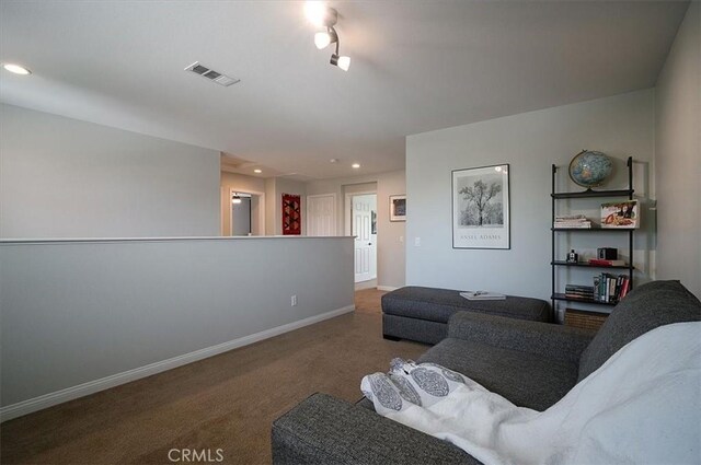 32804 Red Carriage Rd, Winchester, CA 92596 - living area featuring carpet, recessed lighting, and baseboards