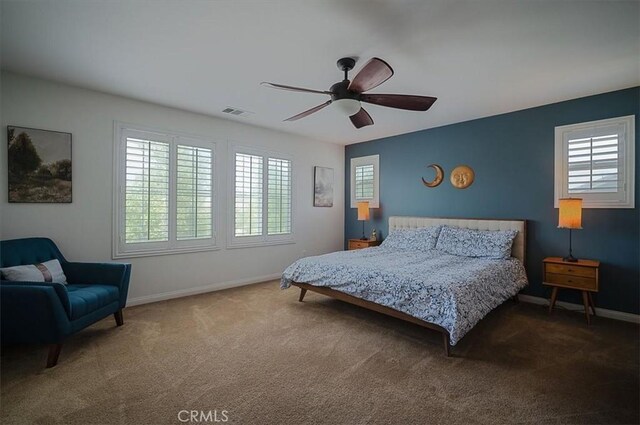32804 Red Carriage Rd, Winchester, CA 92596 - carpeted bedroom with baseboards and a ceiling fan