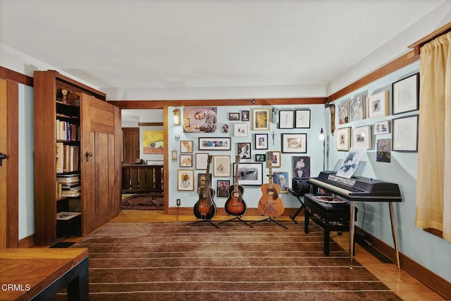 657 Prospect Blvd, Pasadena, CA 91103 - living area with wood finished floors and baseboards