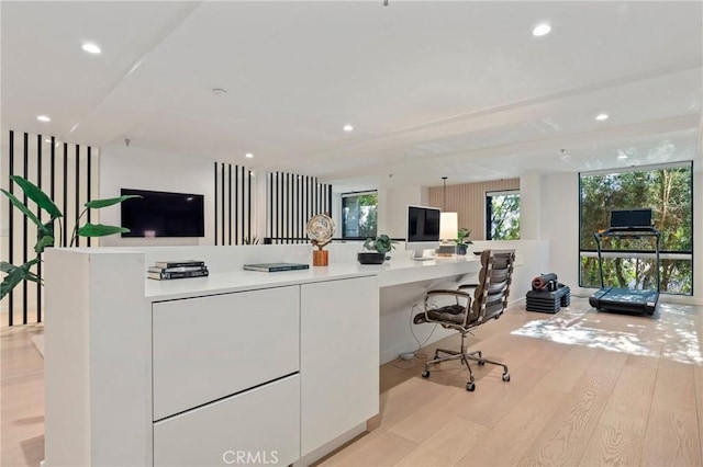 700 Main St Unit 4, Venice, CA 90291 - office space with light wood-style flooring and recessed lighting