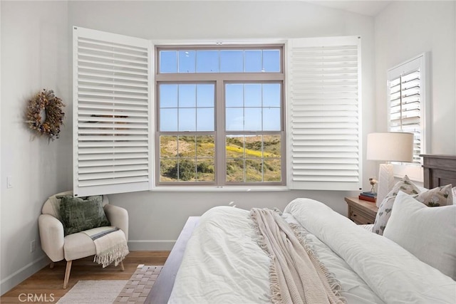 214 Canterbury, Irvine, CA 92618 - bedroom with baseboards, wood finished floors, and multiple windows