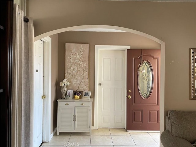 903 Lacon Ave, La Puente, CA 91744 - entryway featuring arched walkways and light tile patterned floors