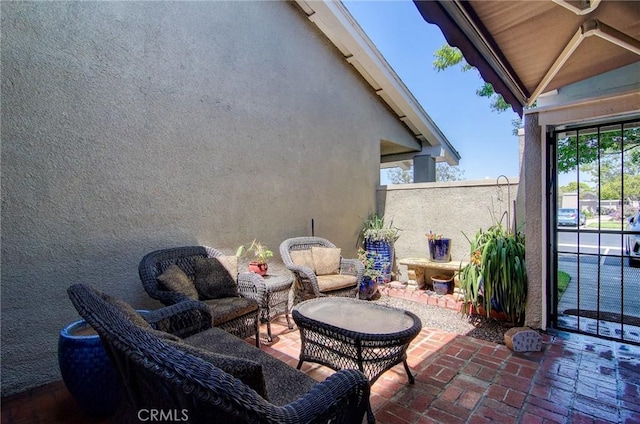 8646 Butte Cir Unit 604B, Huntington Beach, CA 92646 - view of patio / terrace with outdoor lounge area