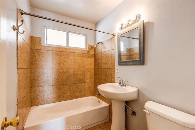 25189 Gentian Ave, Moreno Valley, CA 92551 - full bathroom with toilet and shower / bath combination