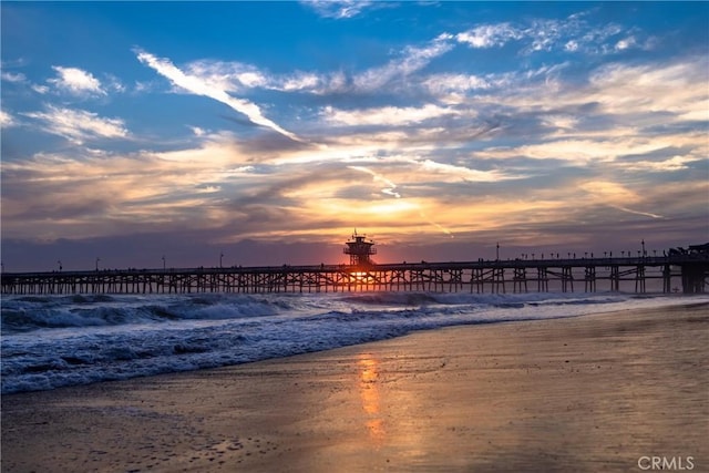 107 Plaza Via Sol, San Clemente, CA 92673 - water view with a pier and local beach