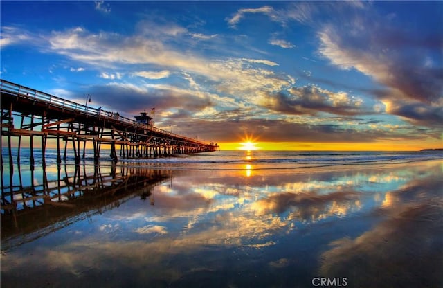107 Plaza Via Sol, San Clemente, CA 92673 - dock with a water view and a pier