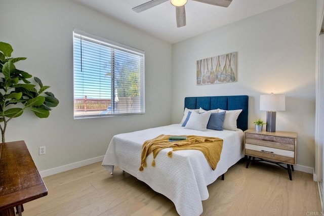 26149 Manzanita St, Murrieta, CA 92563 - bedroom featuring light wood finished floors, baseboards, and a ceiling fan