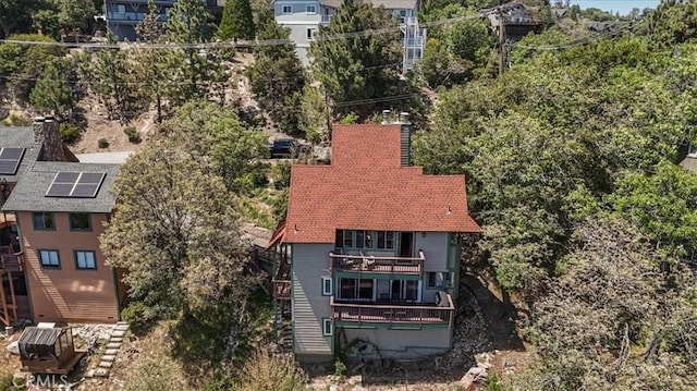1033 Nadelhorn Dr, Lake Arrowhead, CA 92352 - view from above of property