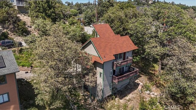 1033 Nadelhorn Dr, Lake Arrowhead, CA 92352 - aerial view of property and surrounding area