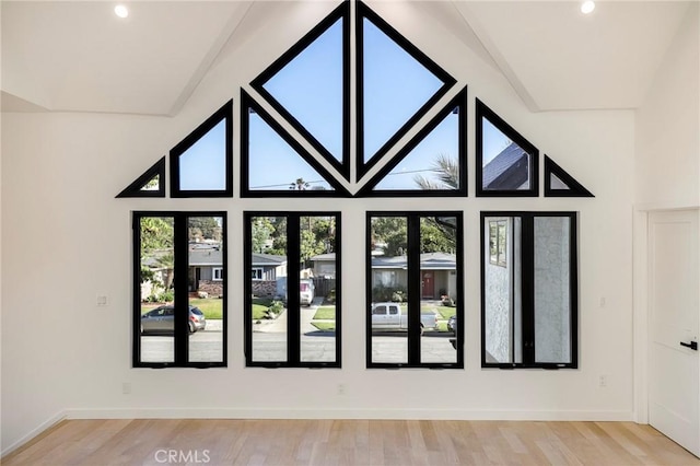5633 E Deborah St, Long Beach, CA 90815 - detailed view of recessed lighting, wood finished floors, and baseboards
