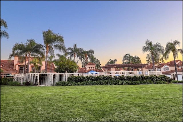 48 Via Athena, Aliso Viejo, CA 92656 - view of yard at dusk